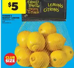 Real Canadian Superstore FARMER'S MARKET LEMONS, 2 LB offer