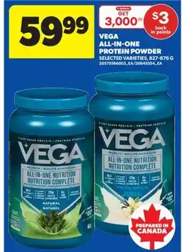 Real Canadian Superstore VEGA ALL-IN-ONE PROTEIN POWDER offer