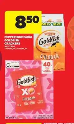 Real Canadian Superstore PEPPERIDGE FARM GOLDFISH CRACKERS offer