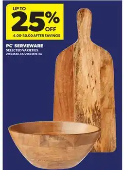 Real Canadian Superstore PC SERVEWARE offer