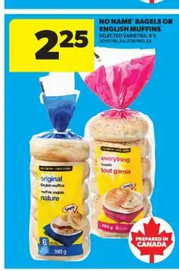 Real Canadian Superstore NO NAME BAGELS OR ENGLISH MUFFINS, 6' S offer