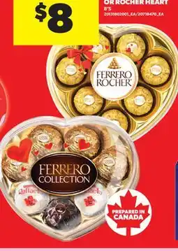 Real Canadian Superstore FERRERO COLLECTION OR ROCHER HEART, 8'S offer