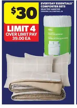 Real Canadian Superstore EVERYDAY ESSENTIALS COMFORTER SETS offer
