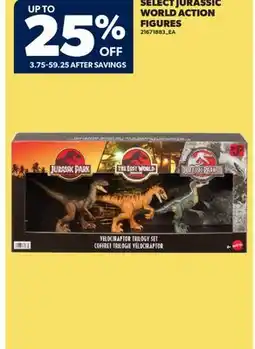 Real Canadian Superstore SELECT JURASSIC WORLD ACTION FIGURES offer