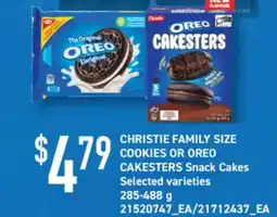 Real Canadian Superstore CHRISTIE FAMILY SIZE COOKIES OR OREO CAKESTERS SNACK CAKES offer