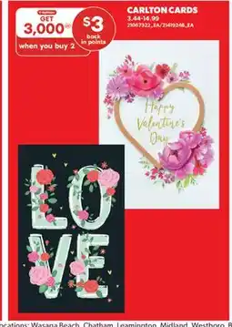 Real Canadian Superstore CARLTON CARDS offer