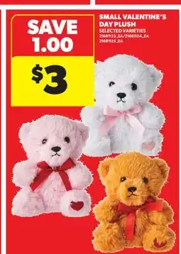 Real Canadian Superstore SMALL VALENTINE'S DAY PLUSH offer