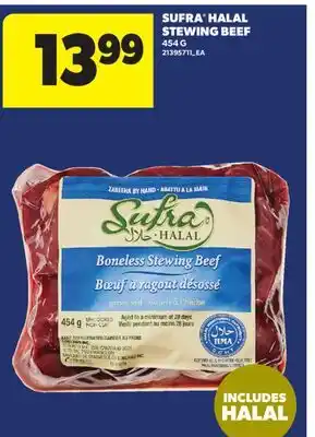 Real Canadian Superstore SUFRA HALAL STEWING BEEF offer