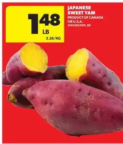 Real Canadian Superstore JAPANESE SWEET YAM offer