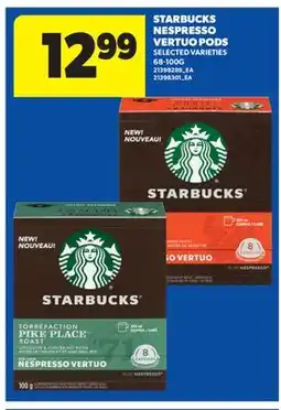 Real Canadian Superstore STARBUCKS NESPRESSO VERTUO PODS offer