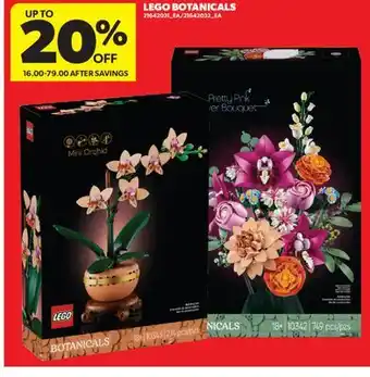Real Canadian Superstore LEGO BOTANICALS offer