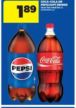Real Canadian Superstore COCA-COLA OR PEPSI SOFT DRINKS offer