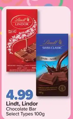 PharmaChoice Lindt, Lindor Chocolate Bar offer