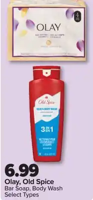 PharmaChoice Olay, Old Spice Bar Soap, Body Wash offer