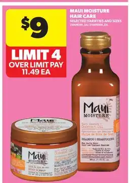 Real Canadian Superstore MAUI MOISTURE HAIR CARE offer