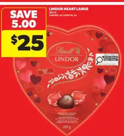 Real Canadian Superstore LINDOR HEART LARGE offer