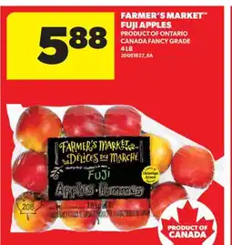 Real Canadian Superstore FARMER'S MARKET FUJI APPLES, 4 LB offer