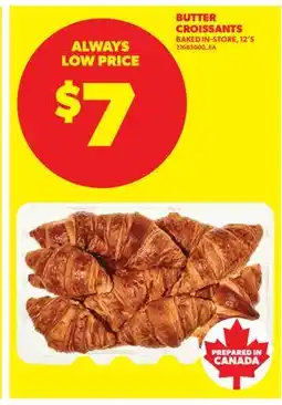 Real Canadian Superstore BUTTER CROISSANTS, 12' S offer