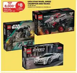 Real Canadian Superstore LEGO STAR WARS, SPEED CHAMPION AND TECNIC offer