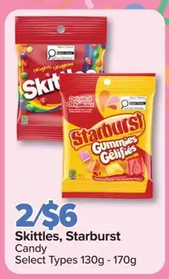 PharmaChoice Skittles, Starburst Candy offer
