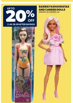 Real Canadian Superstore BARBIE FASHIONISTAS AND CAREER DOLLS offer