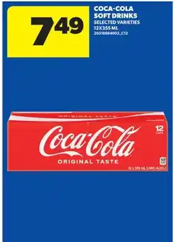 Real Canadian Superstore COCA-COLA SOFT DRINKS offer