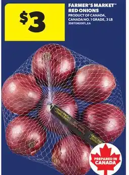 Real Canadian Superstore FARMER'S MARKET RED ONIONS, 3 LB offer