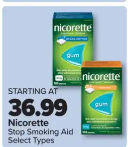 PharmaChoice Nicorette Stop Smoking Aid offer