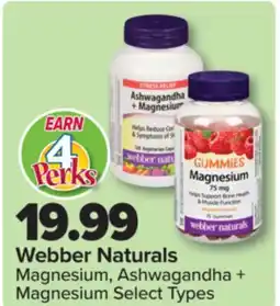 PharmaChoice Webber Naturals Magnesium, Ashwagandha + Magnesium offer
