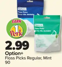 PharmaChoice Option+ Floss Picks Regular, Mint offer