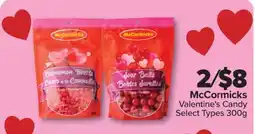PharmaChoice McCormicks Valentine's Candy offer