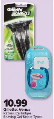 PharmaChoice Gillette, Venus Razors, Cartridges, Shaving Gel offer