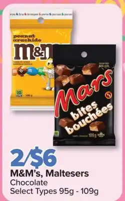 PharmaChoice M&M's, Maltesers Chocolate offer