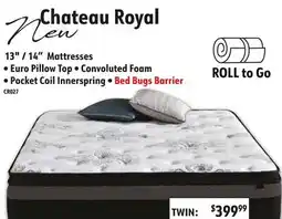 Oxford Mills TWIN Chateau Royal offer
