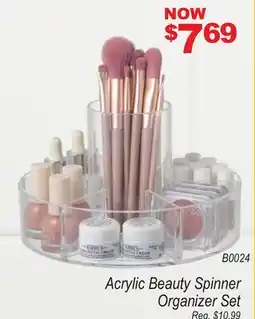 Oxford Mills Acrylic Beauty Spinner Organizer Set offer