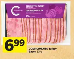 Foodland COMPLIMENTS Turkey Bacon offer