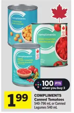 Foodland COMPLIMENTS Canned Tomatoes offer