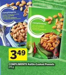 Foodland COMPLIMENTS Kettle-Cooked Peanuts offer