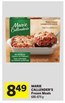 Foodland MARIE CALLENDER'S Frozen Meals offer