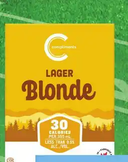 Foodland COMPLIMENTS De-Alcoholic Beer offer