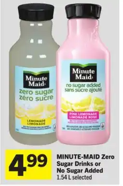 Foodland MINUTE-MAID Zero Sugar Drinks offer