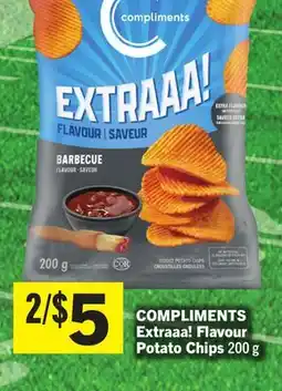 Foodland COMPLIMENTS Extraaa! Flavour Potato Chips offer