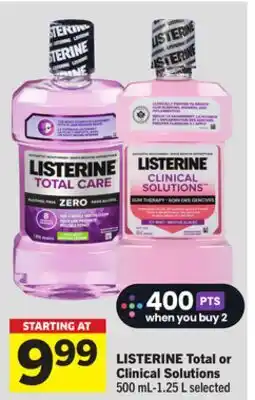 Foodland LISTERINE Total or Clinical Solutions offer
