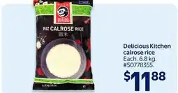 Walmart Delicious Kitchen calrose rice offer
