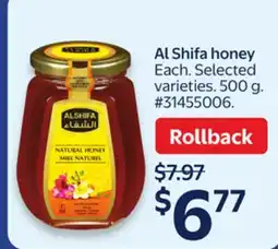 Walmart Al Shifa honey offer