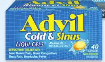 Walmart Advil Cold & Sinus offer