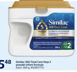 Walmart Similac 360 Total Care Step 2 powder infant formula offer