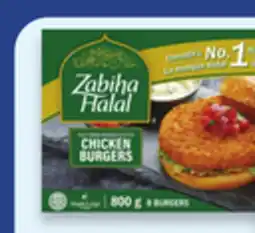Walmart Zabiha Halal frozen breaded chicken burgers or nuggets offer
