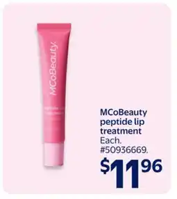 Walmart MCoBeauty peptide lip treatment offer