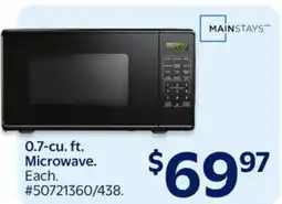 Walmart 0.7-cu. ft. Microwave offer